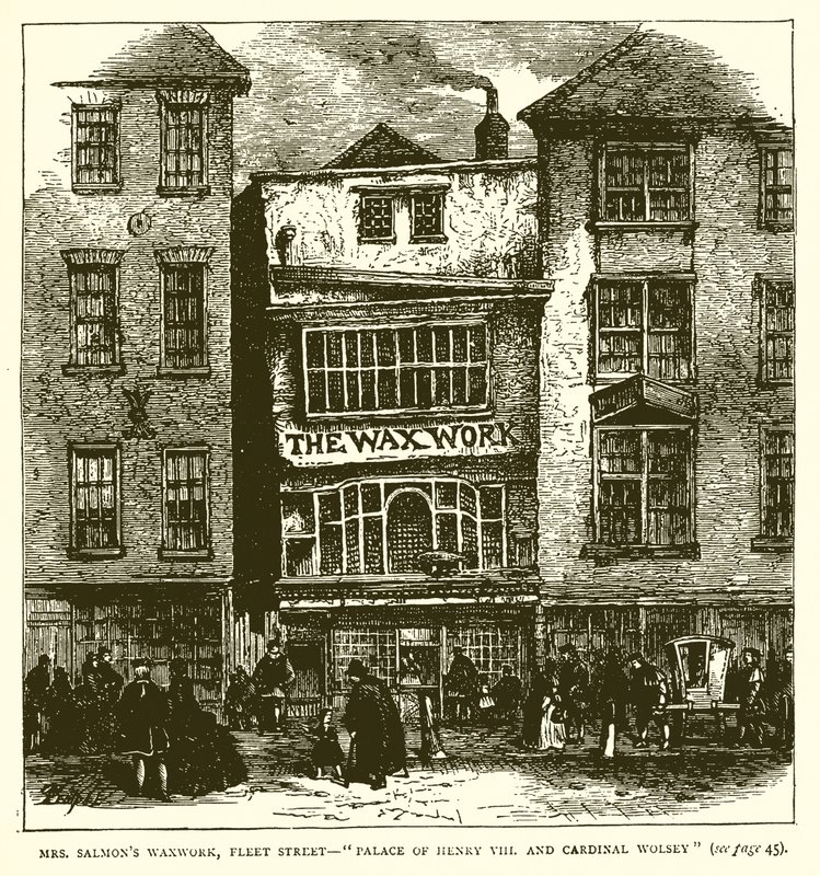 Mr. Salmons Waxwork, Fleet Street--Palace of Henry VIII. and Cardinal Wolsey by English School