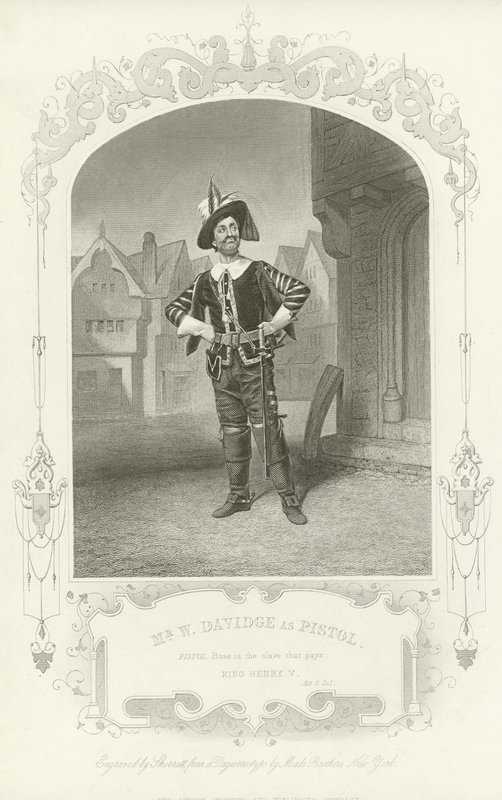 Pistol, King Henry V, Act II, Scene I by English School