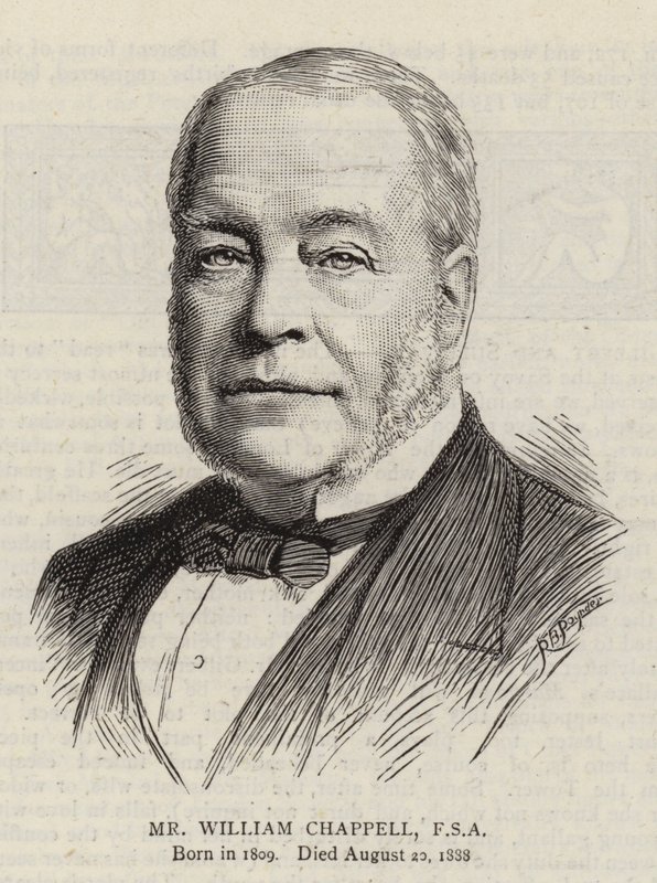 Mr William Chappell, FSA by English School