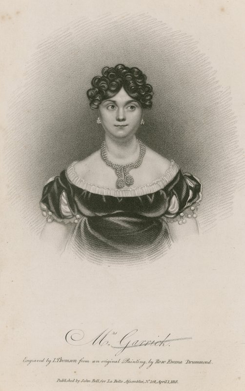 Mrs Garrick (Eva Marie Veigel) by English School