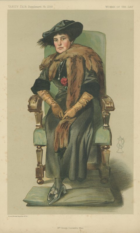 Mrs George Cornwallis-West by English School