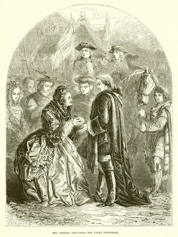 Mrs. Skyring welcoming the Young Pretender by English School