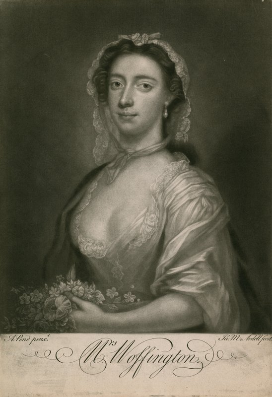 Mrs Woffington, actress by English School