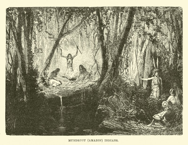 Mundrucu (Amazon) Indians by English School