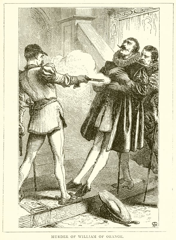 Murder of William of Orange by English School