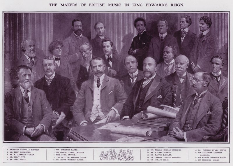 Musicians and Composers During the Reign of King Edward VII by English School