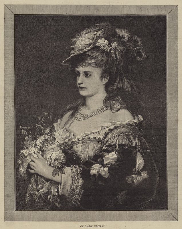 My Lady Flora by English School