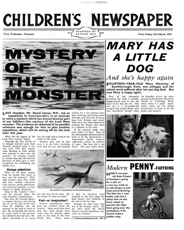 Mystery of the Monster by English School