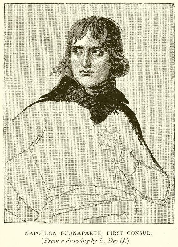 Napoleon Buonaparte, First Consul by English School