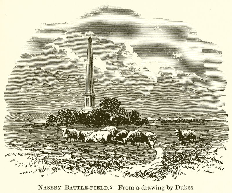 Naseby Battle-Field by English School
