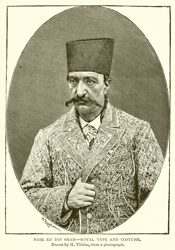 Nasr ed din Shah: Royal Type and Costume by English School