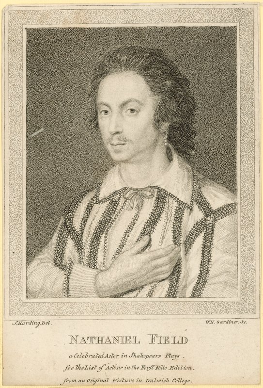 Nathaniel Field, a celebrated actor in Shakespeare plays by English School