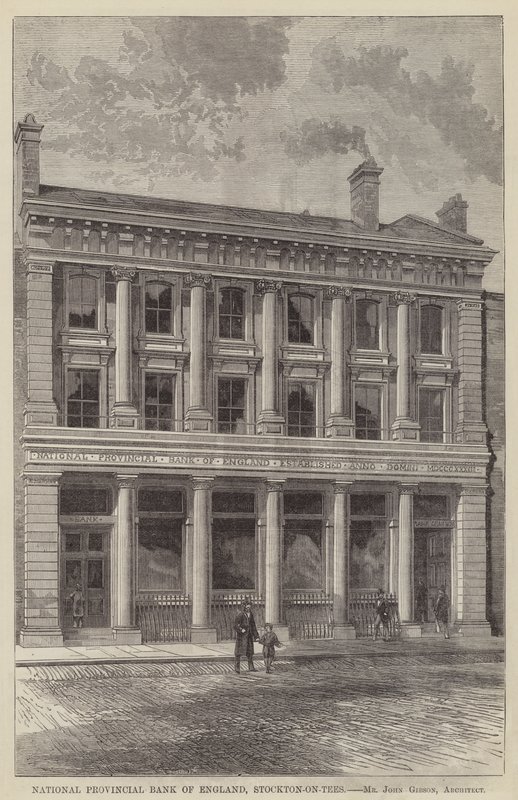 National Provincial Bank of England, Stockton-on-Tees by English School