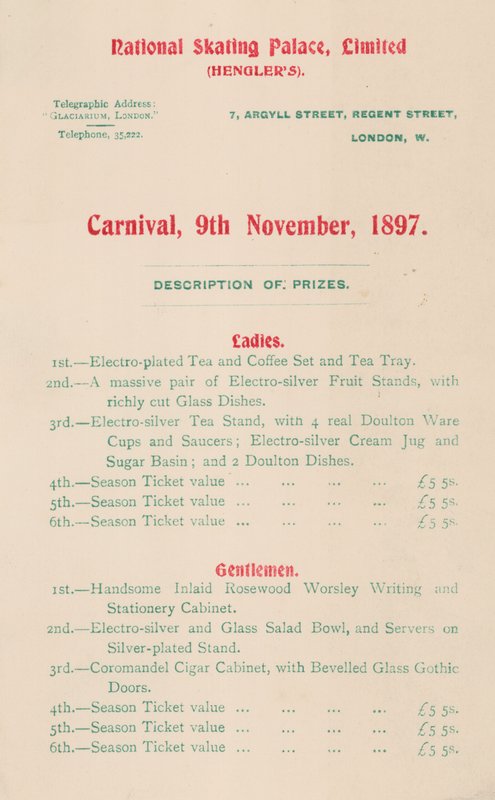 National Skating Palace Carnival by English School
