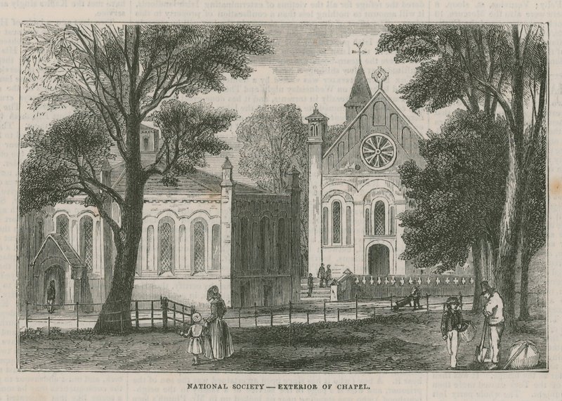 National Society - Exterior of Chapel by English School