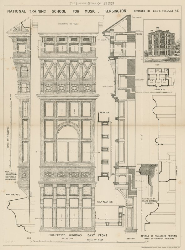 National Training School for Music, Kensington, London by English School