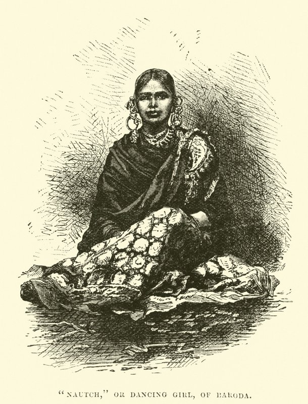 Dancing Girl of Baroda by English School