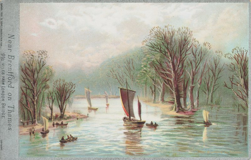 Near Brentford on the River Thames by English School