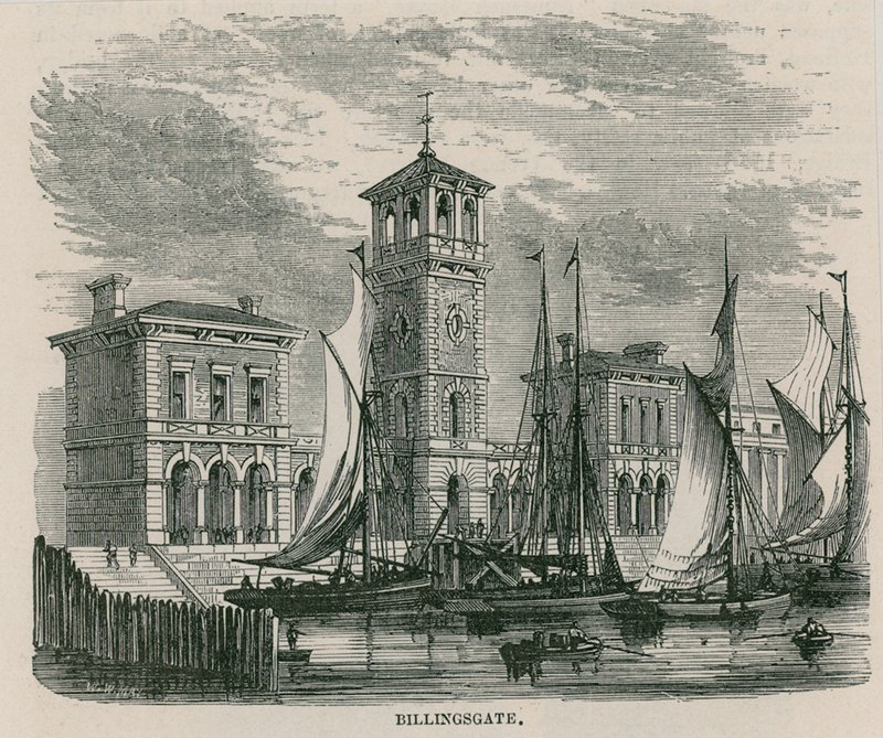 New Billingsgate Market by English School