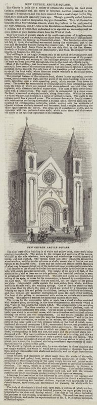 New Church, Argyle-Square by English School