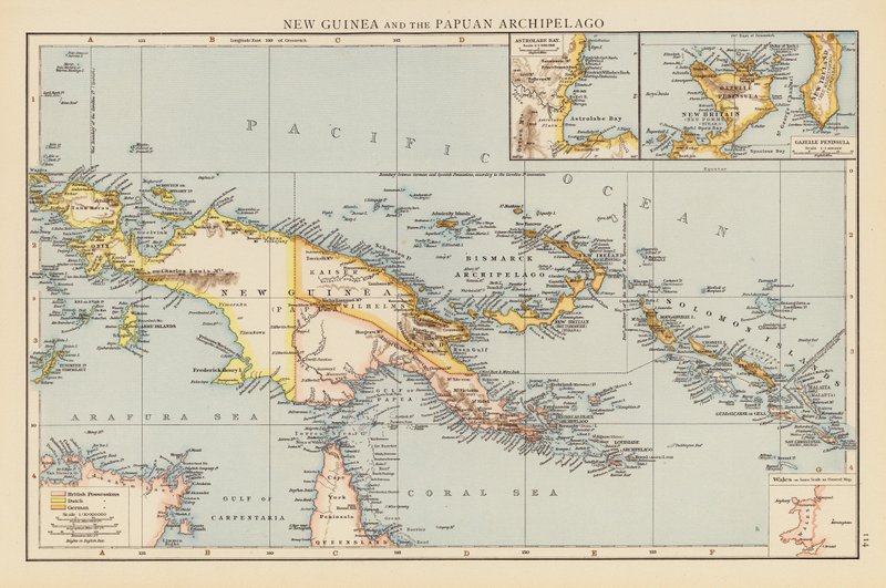 New Guinea and the Papuan Archipelago by English School