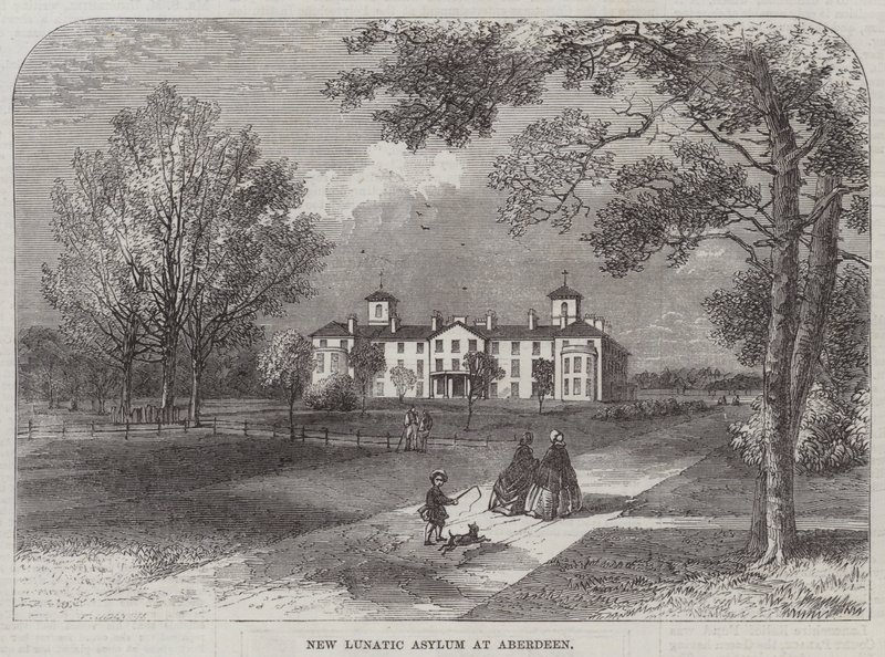 New Lunatic Asylum at Aberdeen by English School