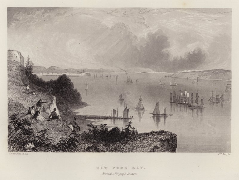 New York Bay, from the Telegraph Station by English School