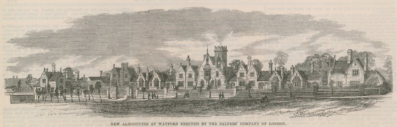 New Almshouses at Watford by English School