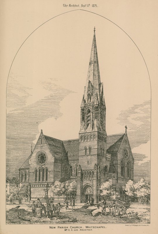 New Parish Church, Whitechapel by English School