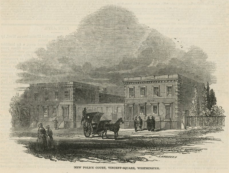 New Police Court in Vincent Square by English School