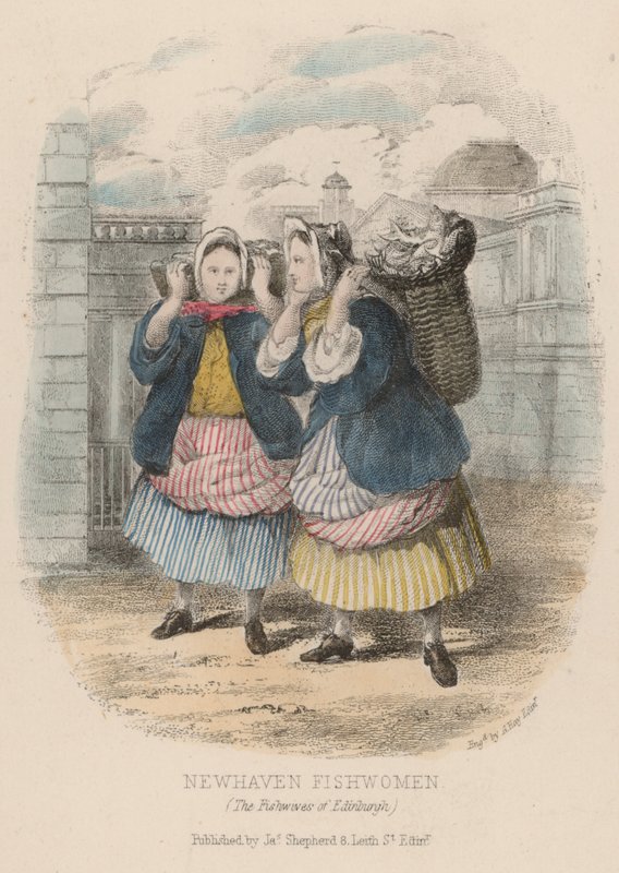Newhaven fishwomen, Edinburgh by English School
