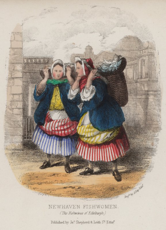 Newhaven fishwomen, Edinburgh by English School
