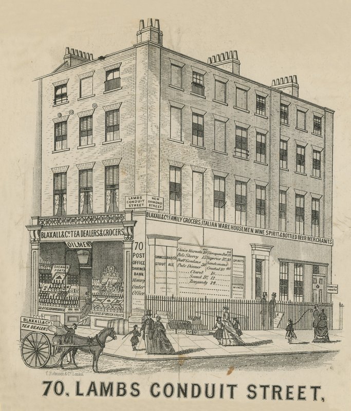 No 70 Lambs Conduit Street by English School