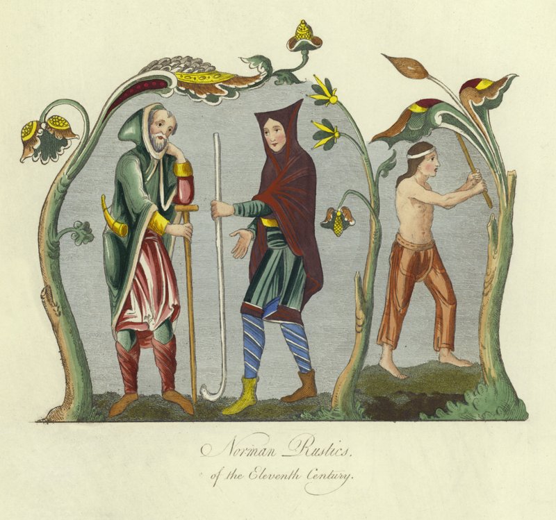 Norman rustics of the 11th Century by English School