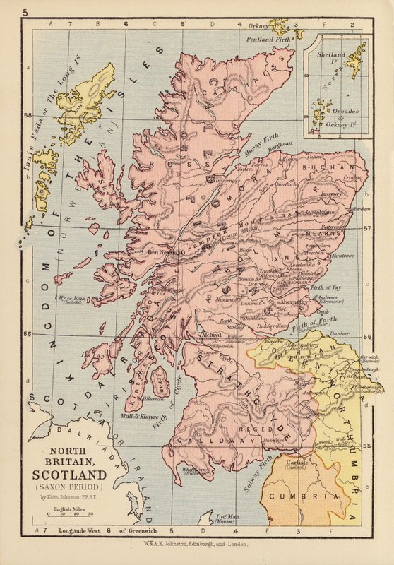 North Britain, Scotland, Saxon Period by English School