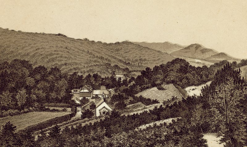 North Devon: Lee Church and Valley by English School