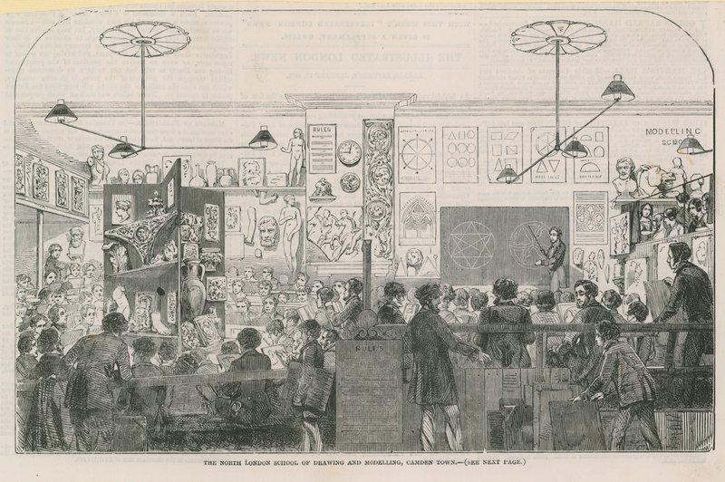 North London School of Drawing and Modelling in Camden Town by English School