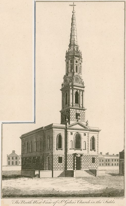 North west view of St Giles