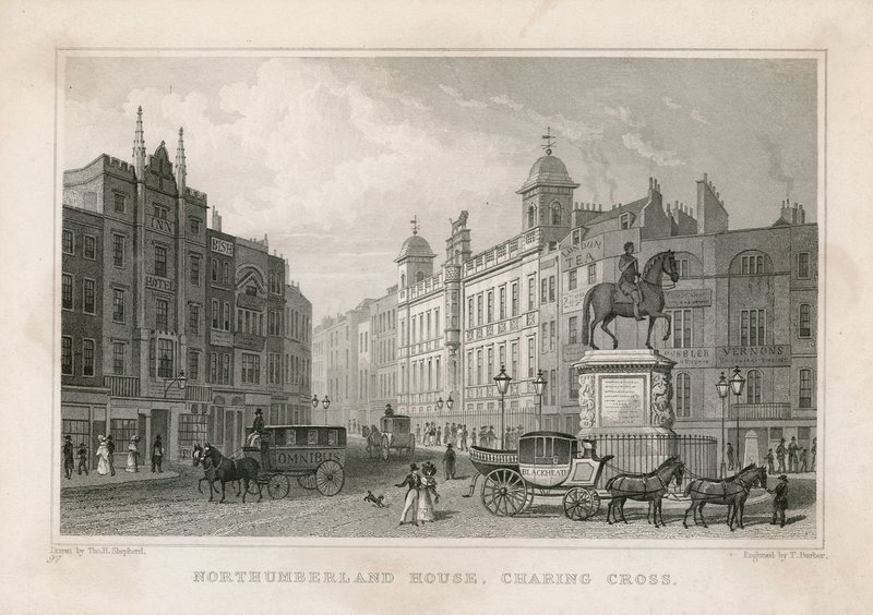 Northumberland House, Charing Cross. Bish