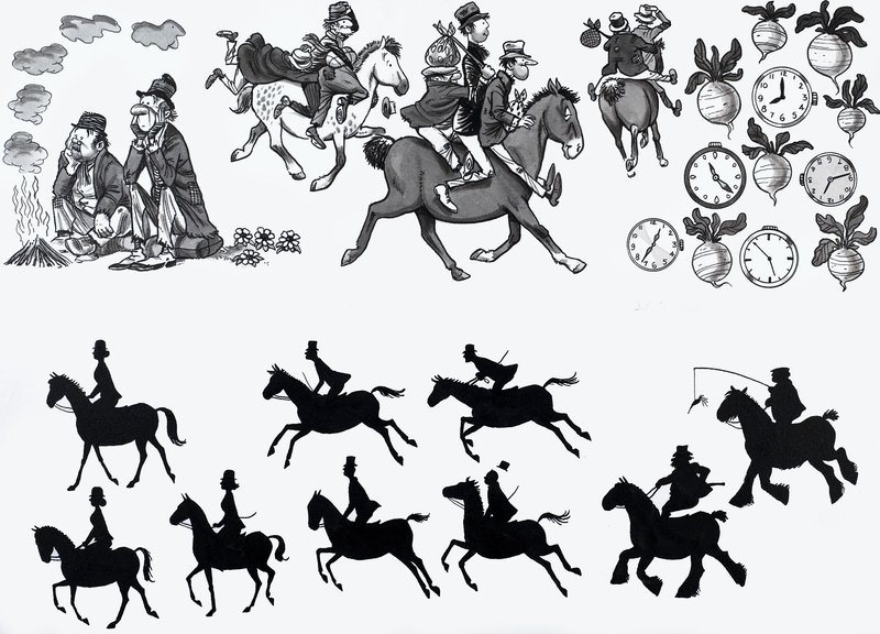 Nursery Rhyme Illustration by English School