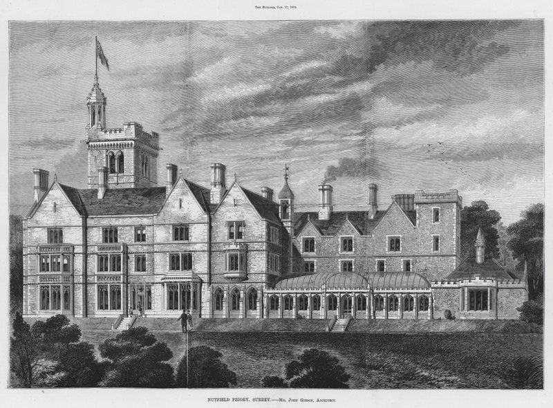 Nutfield Priory, Surrey by English School