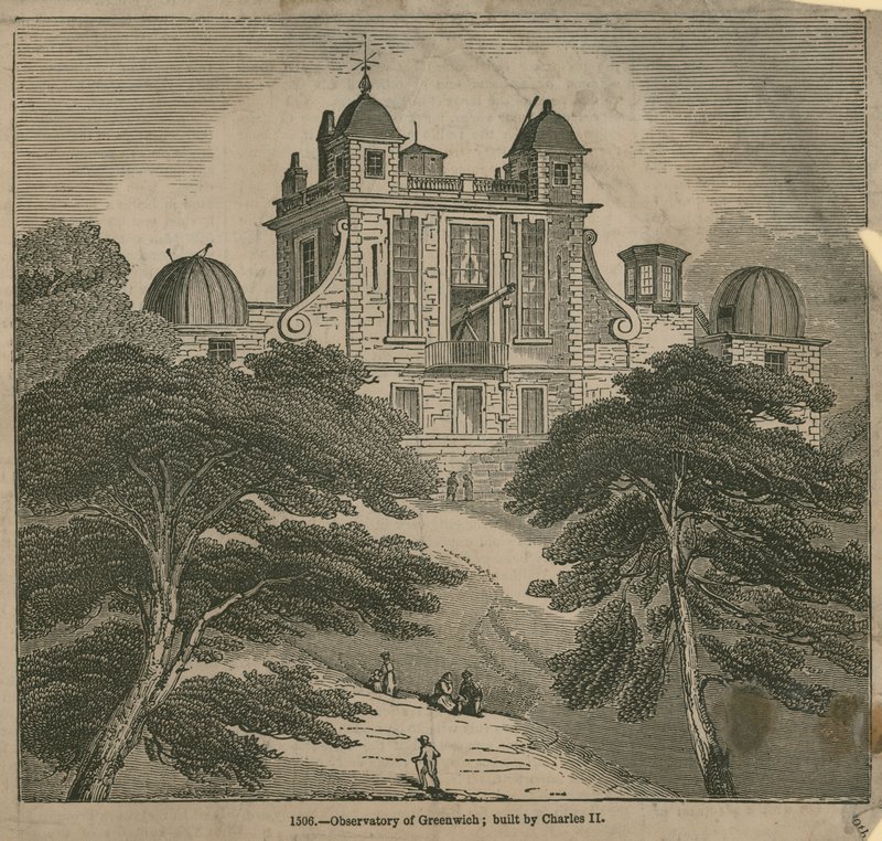Observatory at Greenwich, London, built by Charles II by English School