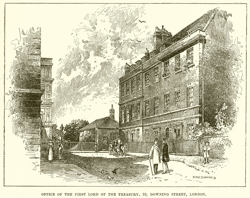 Office of the First Lord of the Treasury, 10, Downing Street, London by English School