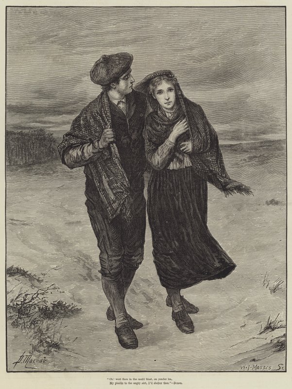 Oh! wert thou in the cauld blast, on yonder lea by English School