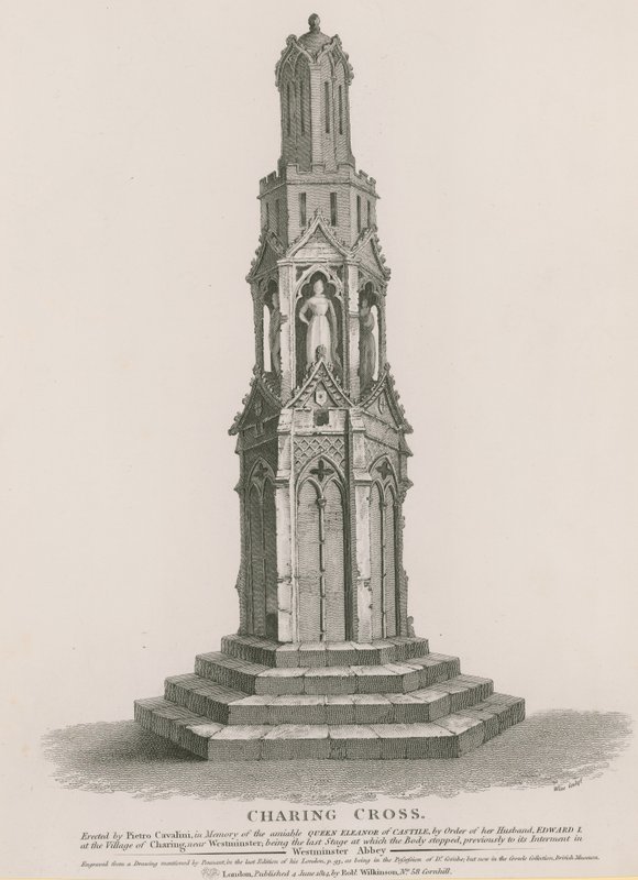 Old Charing Cross by English School