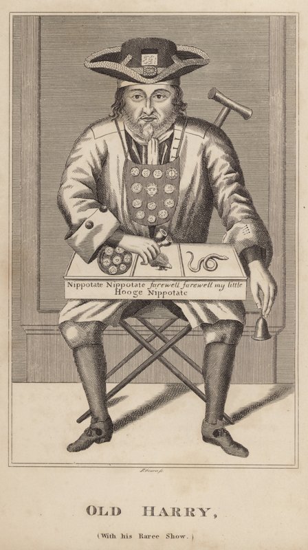 Old Harry, With his Raree Show by English School