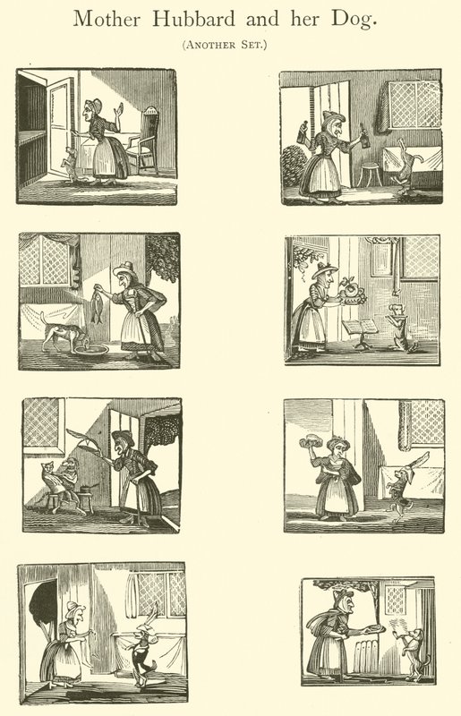 Old Mother Hubbard And Her Dog by English School