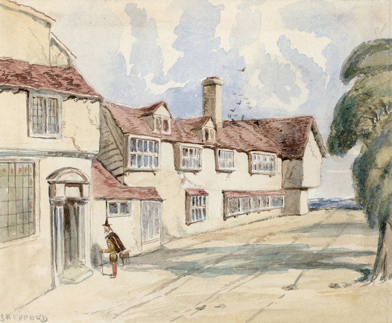 Old Pied Bull, Islington (rear) by English School