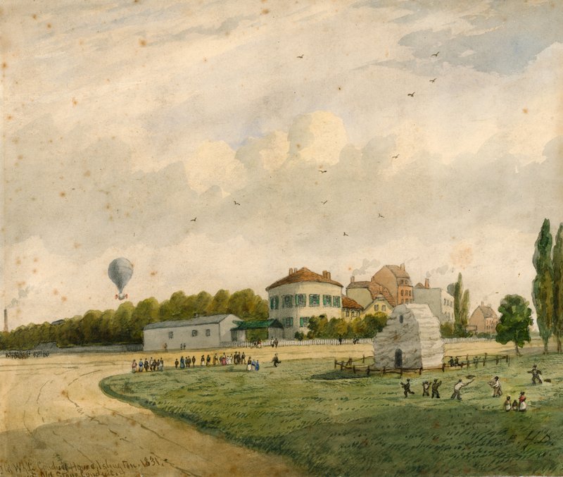 Old White Conduit House, Pentonville, London by English School