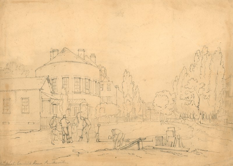 Old White Conduit House, Pentonville, London by English School